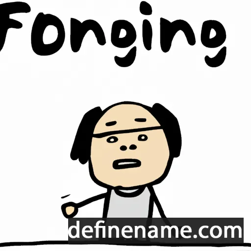 cartoon of the name Fong