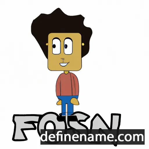 cartoon of the name Fonsi