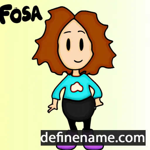 cartoon of the name Foraoisa