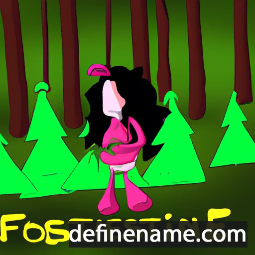 cartoon of the name Forestine