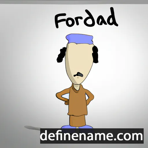 cartoon of the name Forhad