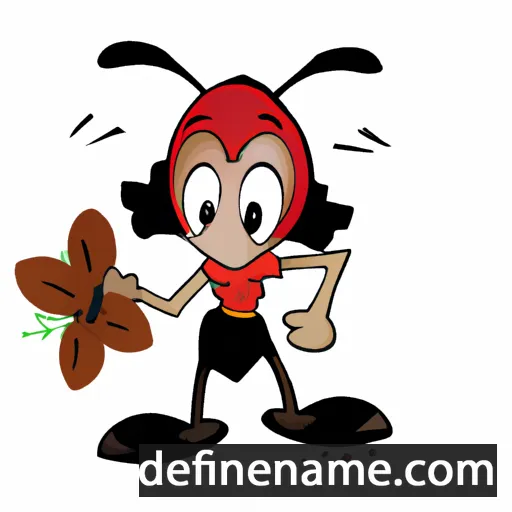 cartoon of the name Formiga