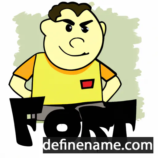 cartoon of the name Forti