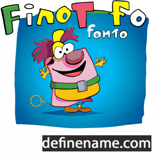 cartoon of the name Fotino