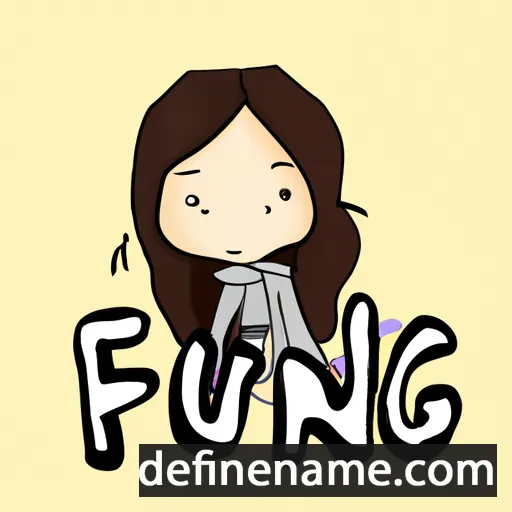 cartoon of the name Foung