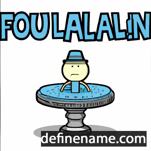 cartoon of the name Fountain