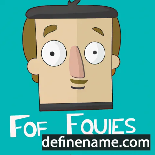 cartoon of the name Fouques