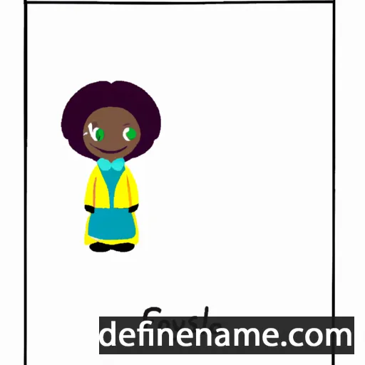 cartoon of the name Foyinsola