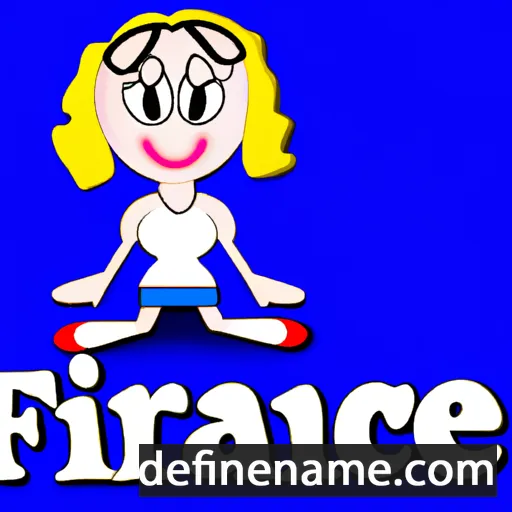 cartoon of the name Frânce