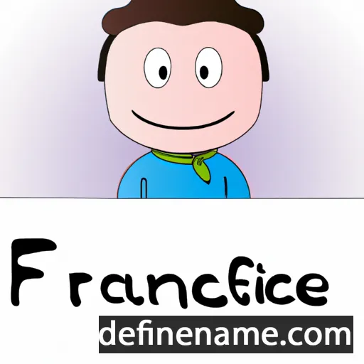 cartoon of the name Frâncoaie