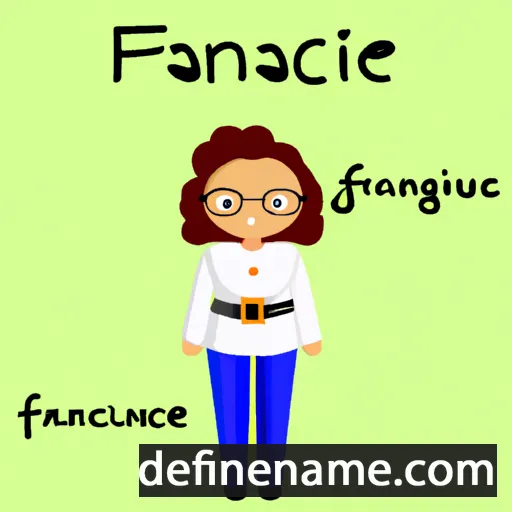 cartoon of the name Frânculea