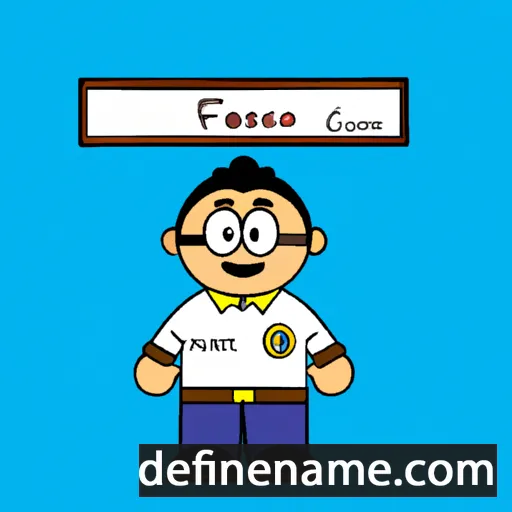 cartoon of the name Fracisco