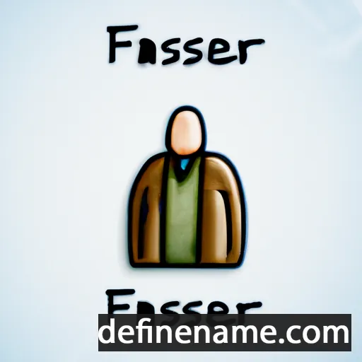 cartoon of the name Fraiser