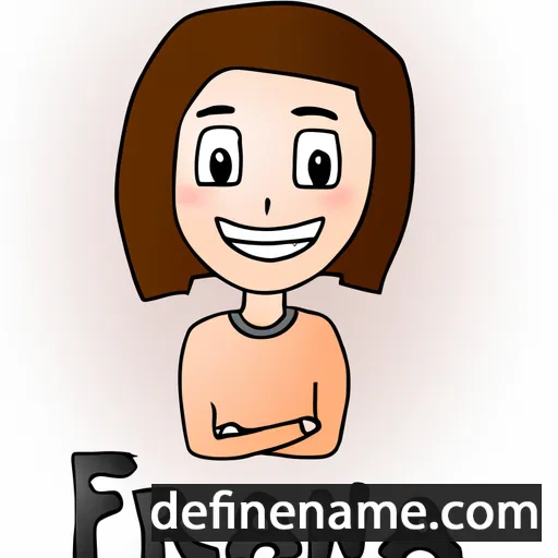 cartoon of the name Frana