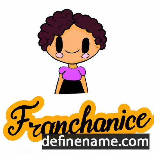 cartoon of the name Françésca