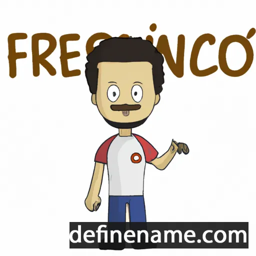 cartoon of the name Françesco