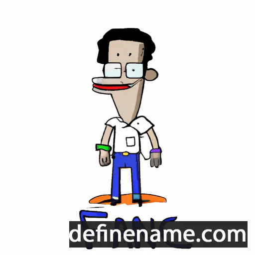 cartoon of the name Franc