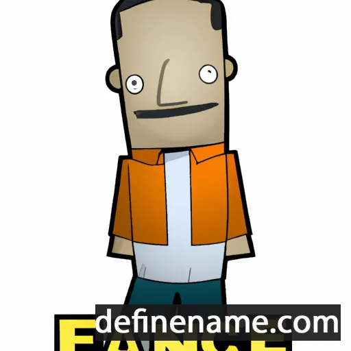 cartoon of the name Franc