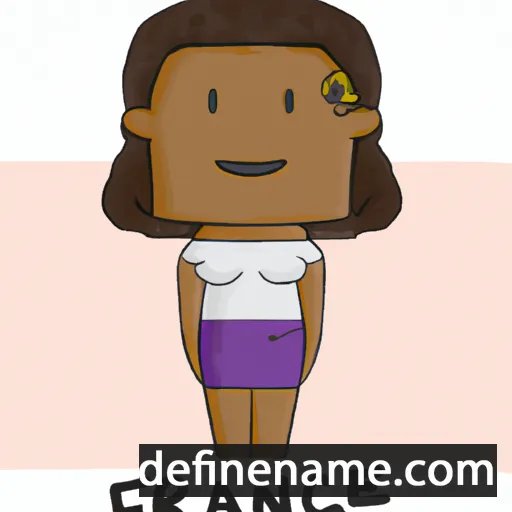 cartoon of the name Franca