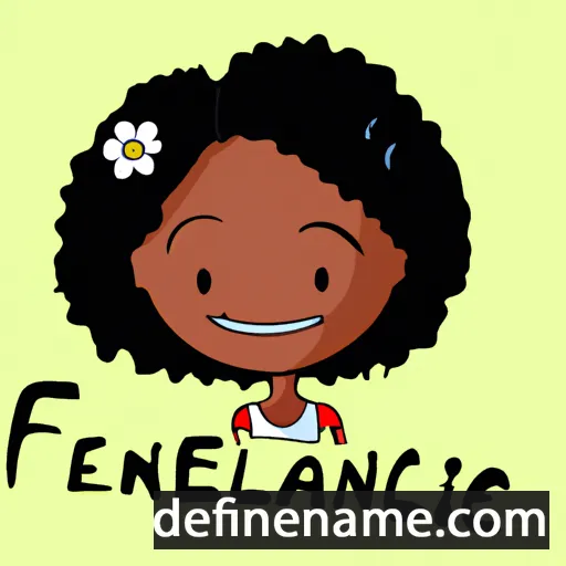 cartoon of the name Francélia