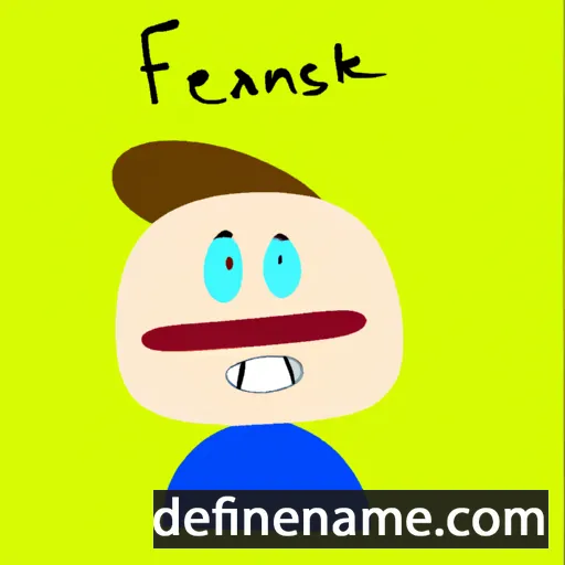 cartoon of the name Francëszk