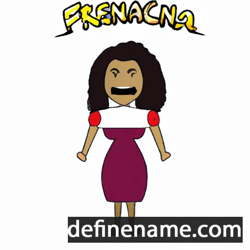 Francena cartoon