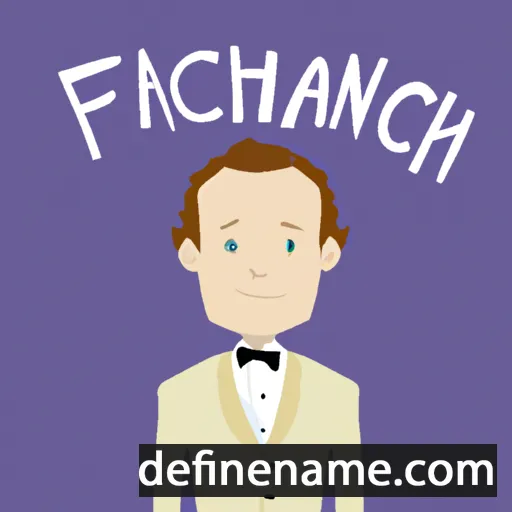 cartoon of the name Franchot