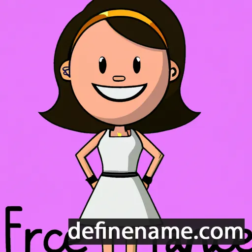 cartoon of the name Francie