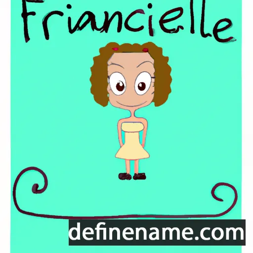 cartoon of the name Francille