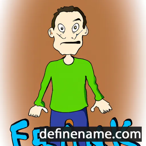 cartoon of the name Franek