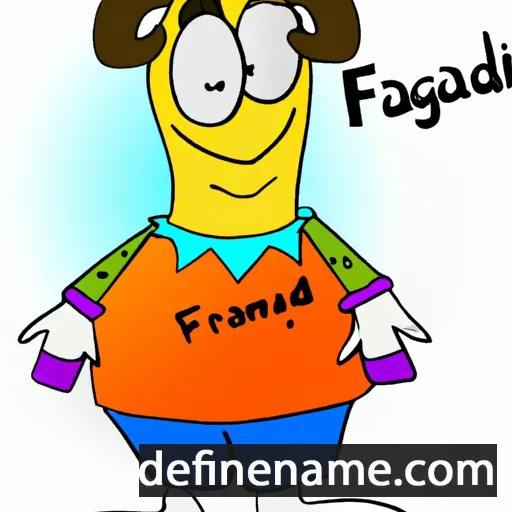 cartoon of the name Frangaid