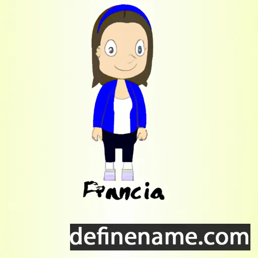 cartoon of the name Franica