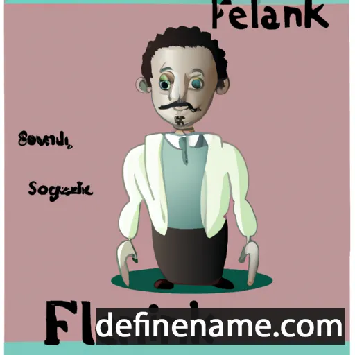 cartoon of the name Franklen