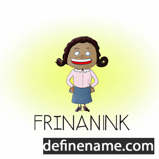 cartoon of the name Franklina