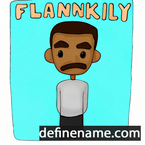 cartoon of the name Frankllyn