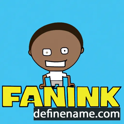 cartoon of the name Franklynn