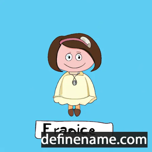 cartoon of the name Franquine