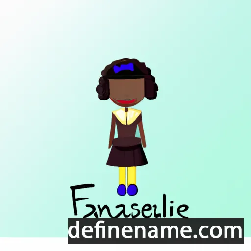 cartoon of the name Franselle