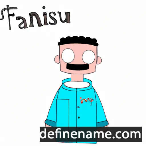 cartoon of the name Fransu