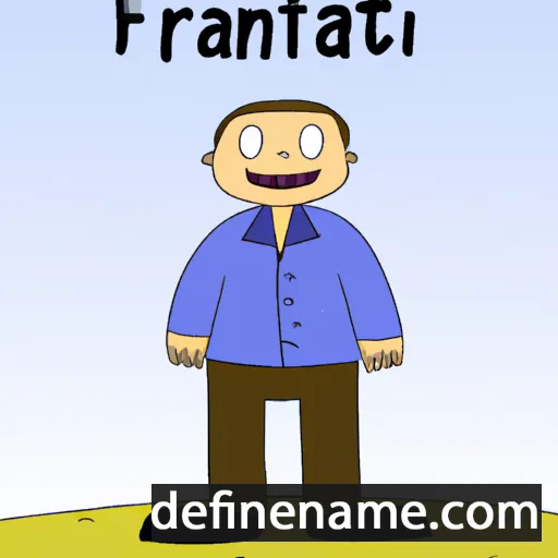 cartoon of the name Frantz