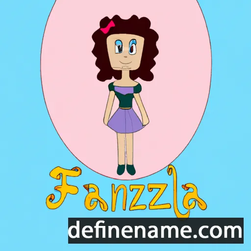 cartoon of the name Franzella