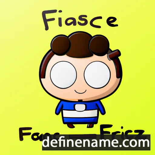 cartoon of the name Franzisc