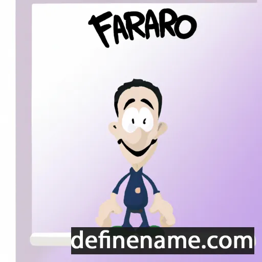 cartoon of the name Fraomar