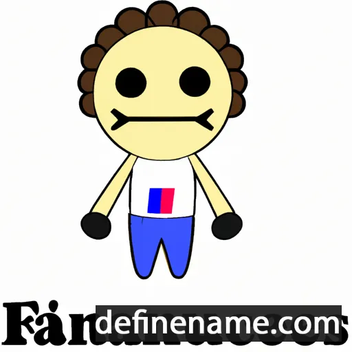 cartoon of the name Fraunçouès