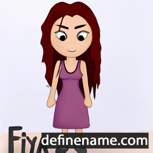 cartoon of the name Frayda