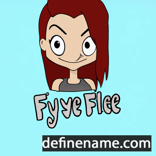 cartoon of the name Fraylee