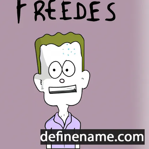 cartoon of the name Frédéris