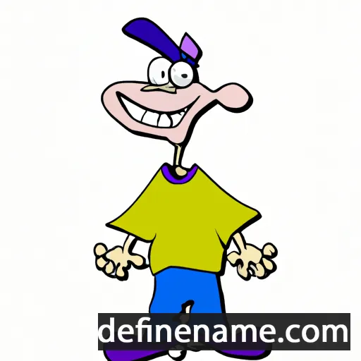 cartoon of the name Freddye