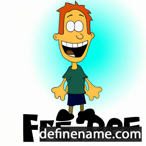 cartoon of the name Frede