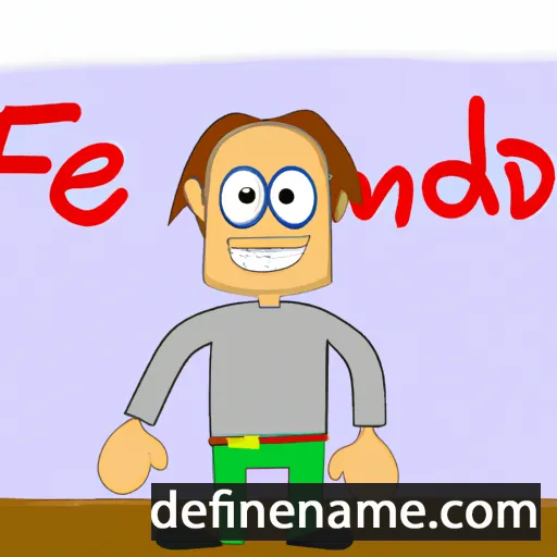 cartoon of the name Fredegund